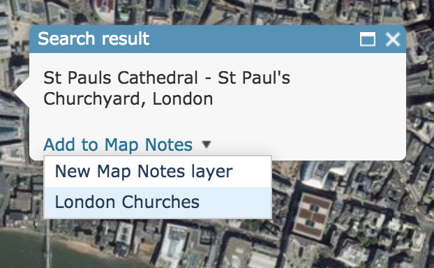 Adding to London Churches layer