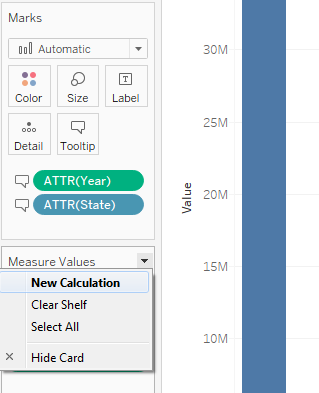 Add Calculation to Measure Values